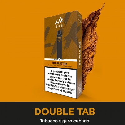 DOUBLE TAB 20mg - Disposable Vape Pen 2ml - LIK BAR