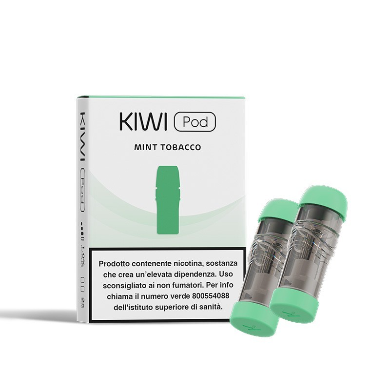 Lo Svapatore - KIWI - MINT TOBACCO - Resistenza precaricata - KIWI POD - 2  Pezzi - 6,900000000 €