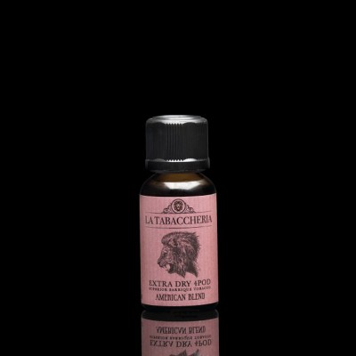 LA TABACCHERIA - Aroma 20ml -  AMERICAN BLEND - Extra Dry 4Pod BARRIQUE TOBACCO