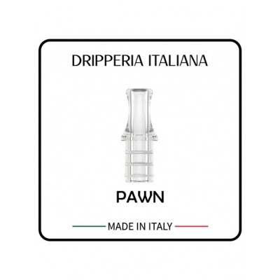 DRIPPERIA ITALIANA - DRIP TIP PAWN KIWI & M1 POD EDITION - CLEAR PC