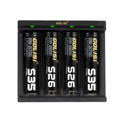 GOLISI- NEEDLE 4 Caricabatterie per batterie al Litio a 4 canali